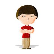 cartoon grumpy man N7