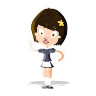 cartoon pretty maid N3