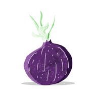 cartoon red onion N2