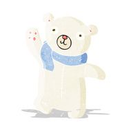 cute cartoon polar teddy bear