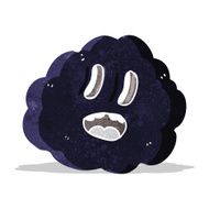 cartoon spooky cloud N3