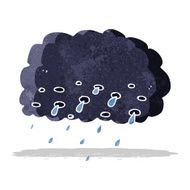 Cartoon Rain Cloud N27