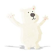cartoon funny polar bear N2