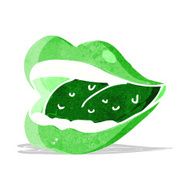 cartoon smiling halloween mouth N2