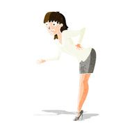 cartoon businesswoman explaining N3