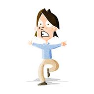 cartoon panicking man N7