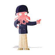 cartoon alien monster man N5
