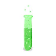 cartoon science test tube N3
