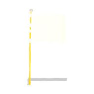 cartoon waving flag N11