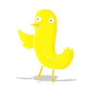 funny cartoon bird N71