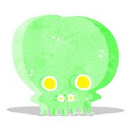 cartoon spooky skull symbol N7