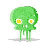 cartoon spooky skull symbol N8