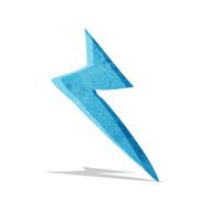 cartoon lightning bolt symbol N9