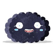 happy cartoon cloud N14