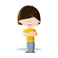 cartoon man with crossed arms N7