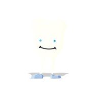 cartoon happy tooth N14