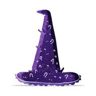 cartoon spooky witch hat N6