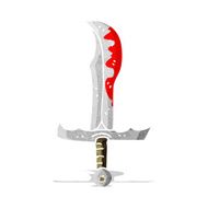 cartoon bloody sword N6