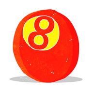 cartoon pool ball N2