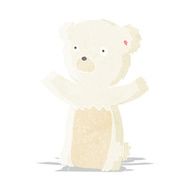 Cartoon Polar Bear Cub N12