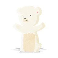 Cartoon Polar Bear Cub N13