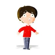 cartoon surprised man N44