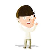 cartoon happy man N149