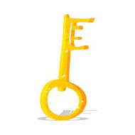 cartoon old key N3