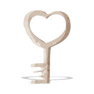 cartoon heart shaped key N5