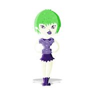 cartoon pretty vampire girl N9