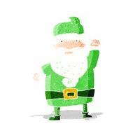 cartoon angry santa claus N6