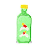 cartoon old bottle of pills N3