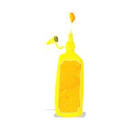 Cartoon Mustard Bottle N9