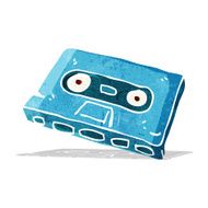 cartoon cassette tape N10
