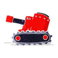 cartooon army tank