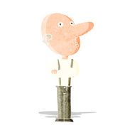 cartoon old man with folded arms N3