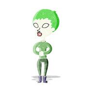 cartoon zombie girl N5