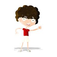 cartoon sporty person N3