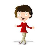 cartoon confused woman N51