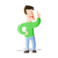 cartoon man with complaint N3