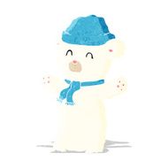 cartoon cute polar bear N13