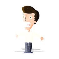 cartoon screaming man N10