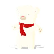 cartoon cute polar bear N14