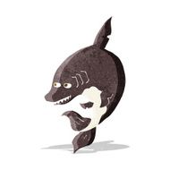 Funny Cartoon Shark N13