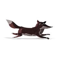 cartoon running wolf N2
