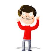 cartoon happy boy N77