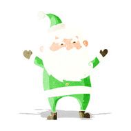 cartoon happy santa claus N9