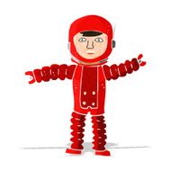 Cartoon Astronaut N56