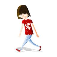 cartoon teenager N7