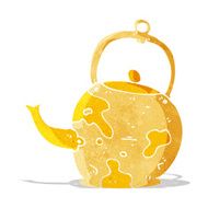 cartoon old tea pot N3